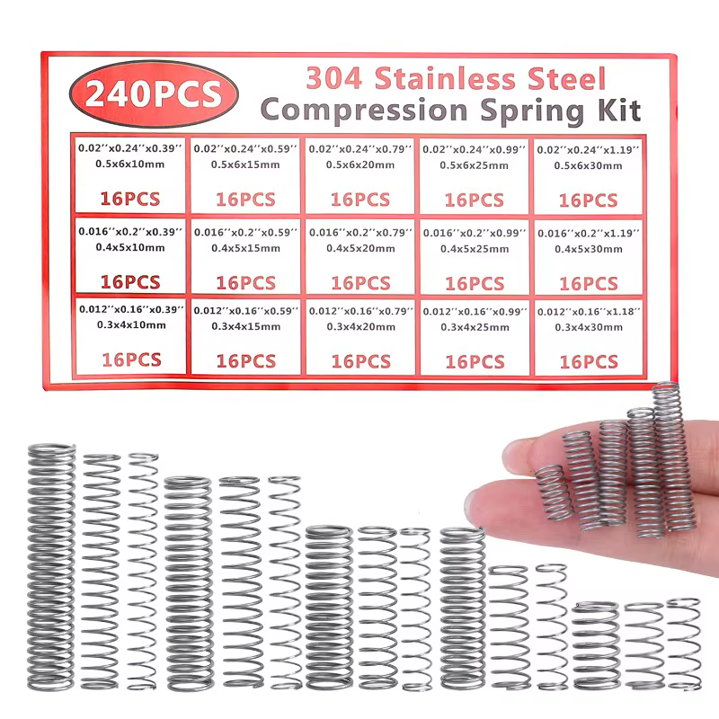 Kit de ressorts de Compression en acier inoxydable