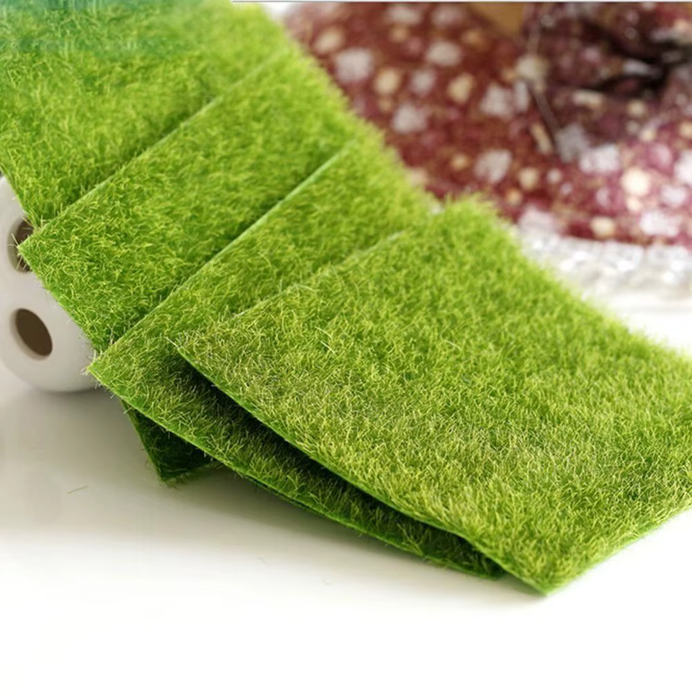 Décoration de pelouse écologique, ornement de jardin, gazon artificiel, fausse mousse, simulation d'herbe, décoration de micro-paysage, herbe artificielle