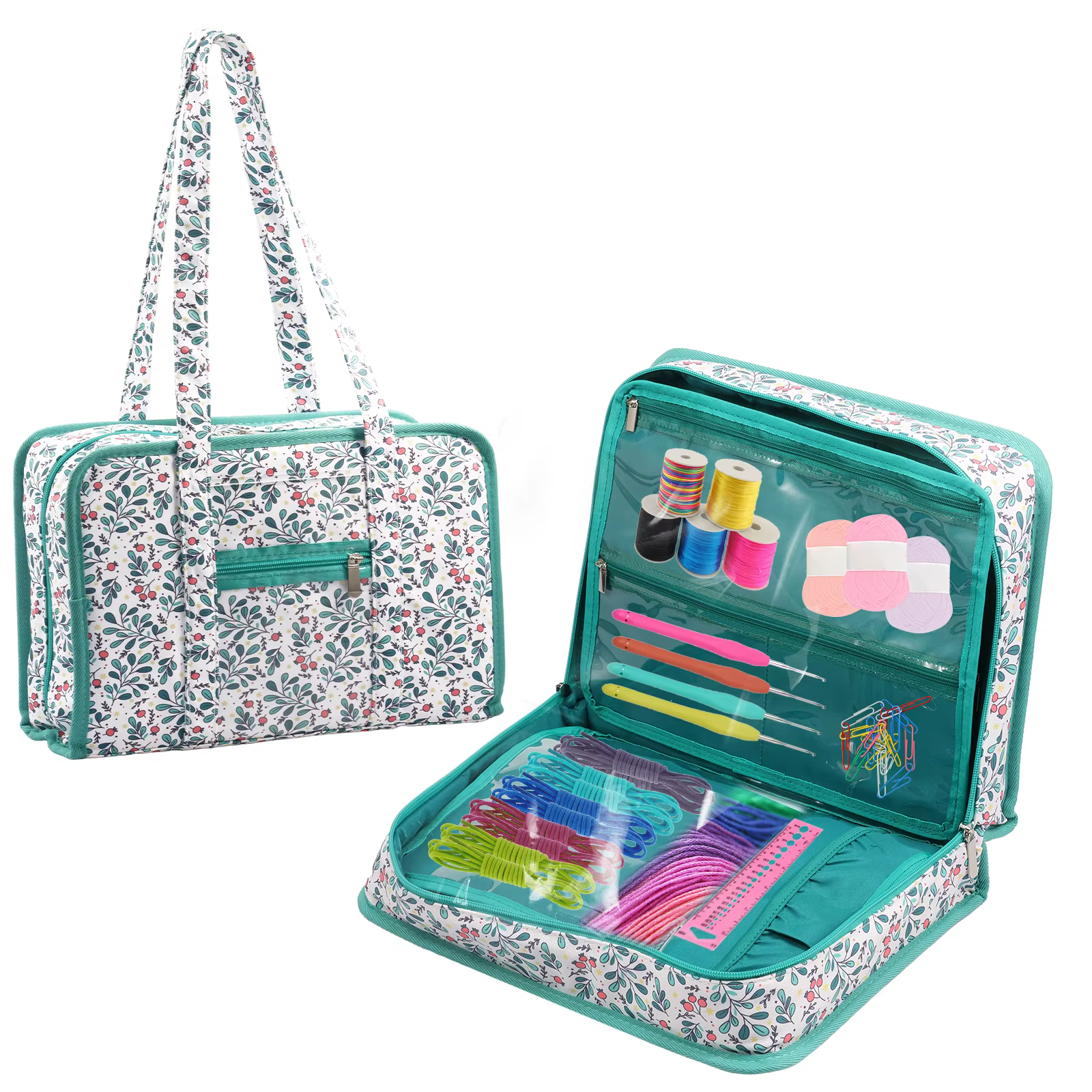 Sac de rangement pour fournitures de couture et d'artisanat