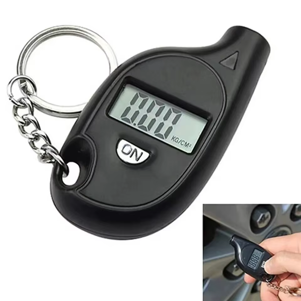 Manomètre de pression des pneus avec écran LCD numérique-testeur