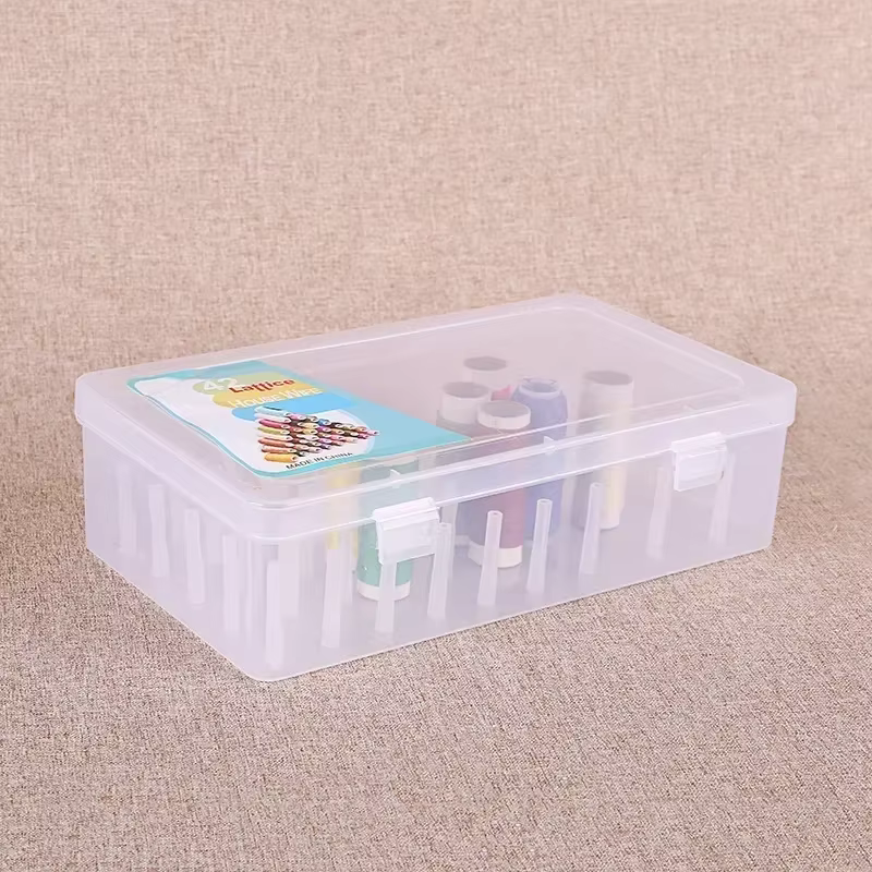 Boîte de rangement de fil à coudre 42 grilles