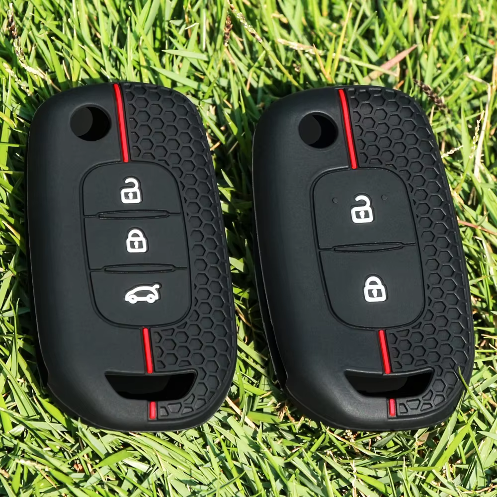 Juste de clé de voiture en silicone pour Renault