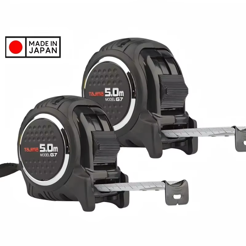 Mètre Ruban de Construction Japonais Tajima 5m x 19/25mm - Rétractable