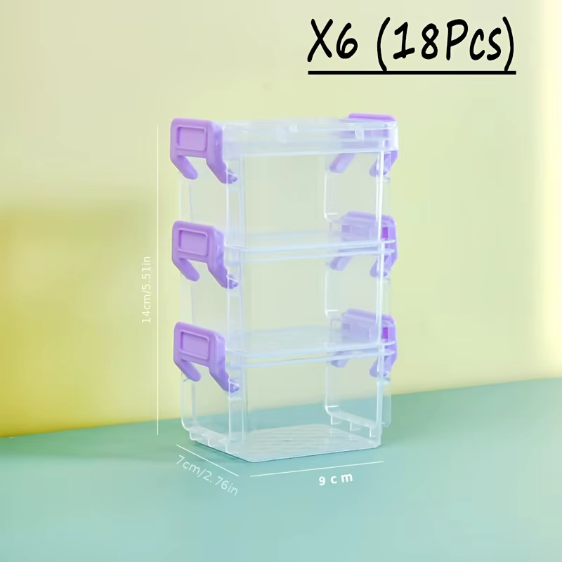 Boîte de rangement en plastique avec couvercle