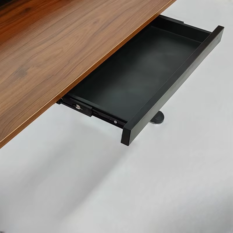 ‌ Tiroir sous bureau 48 cm en ABS, organisateur multifonctionnel, plateau de rangement coulissant pour table d'ordinateur, silencieux pour la maison