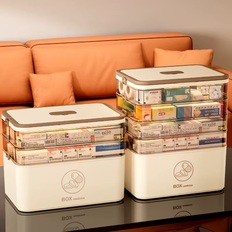 Boîte de rangement mobile pour la maison