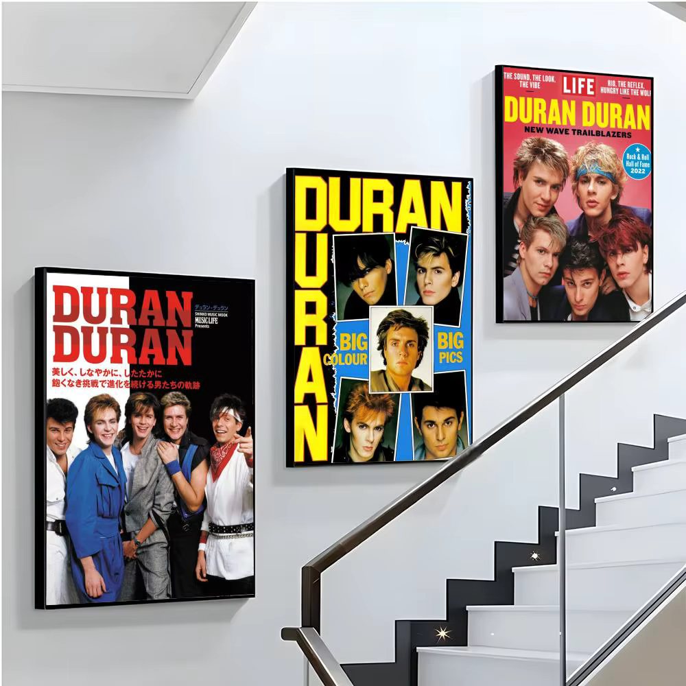 Affiche de groupe D-Duran Duran des années 80