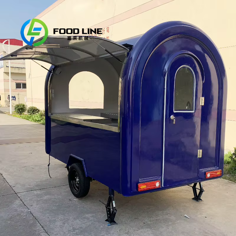 Remorque électrique compacte sur mesure pour chariot alimentaire