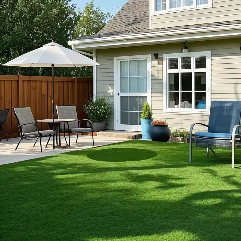 Tapis de Gazon Artificiel de Luxe Grande Taille de Qualité Supérieure, Durable et Fin, pour Jardins, Balcons, Patios, Hôtels, Restaurants
