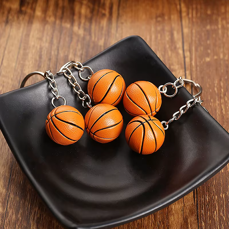 Porte-clés de football de basket-ball