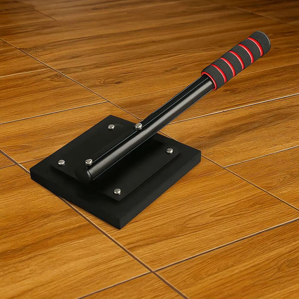 Marteau de carrelage ergonomique à base en bois et tête en caoutchouc