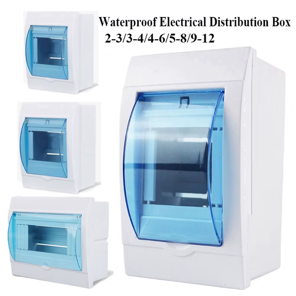 Boîtier de protection de distribution pour disjoncteur 2-3/3-4/4-6/5-8/9-12 voies