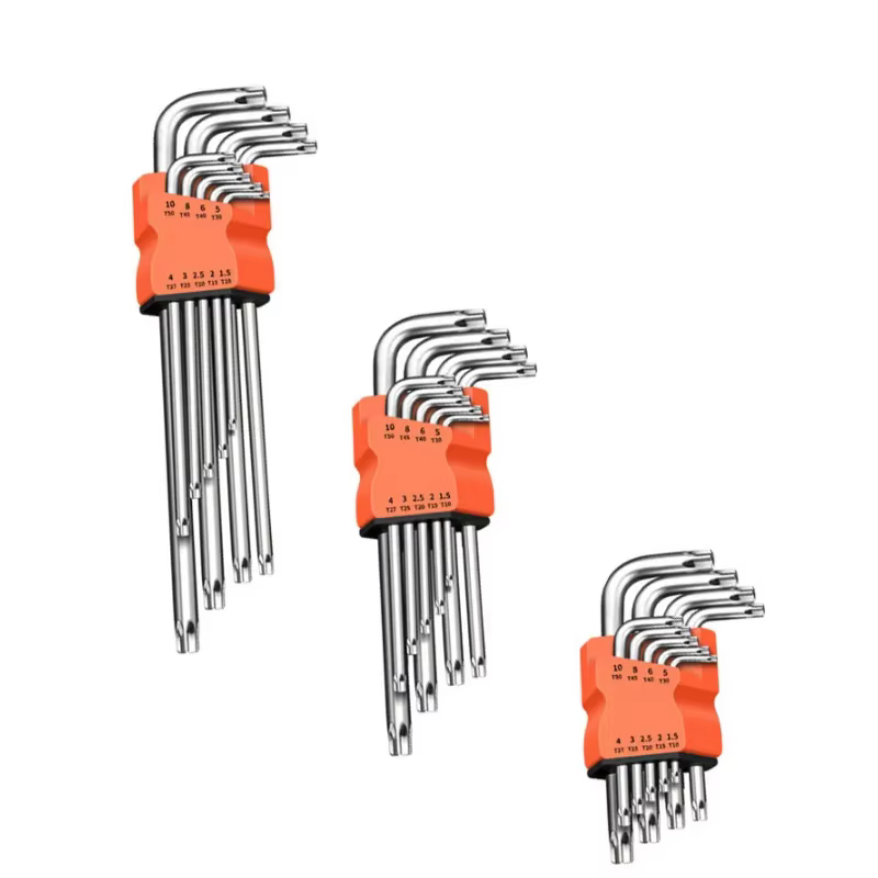 9 pièces Torx étoile clé Kits ensemble clés Allen clé hexagonale jeu