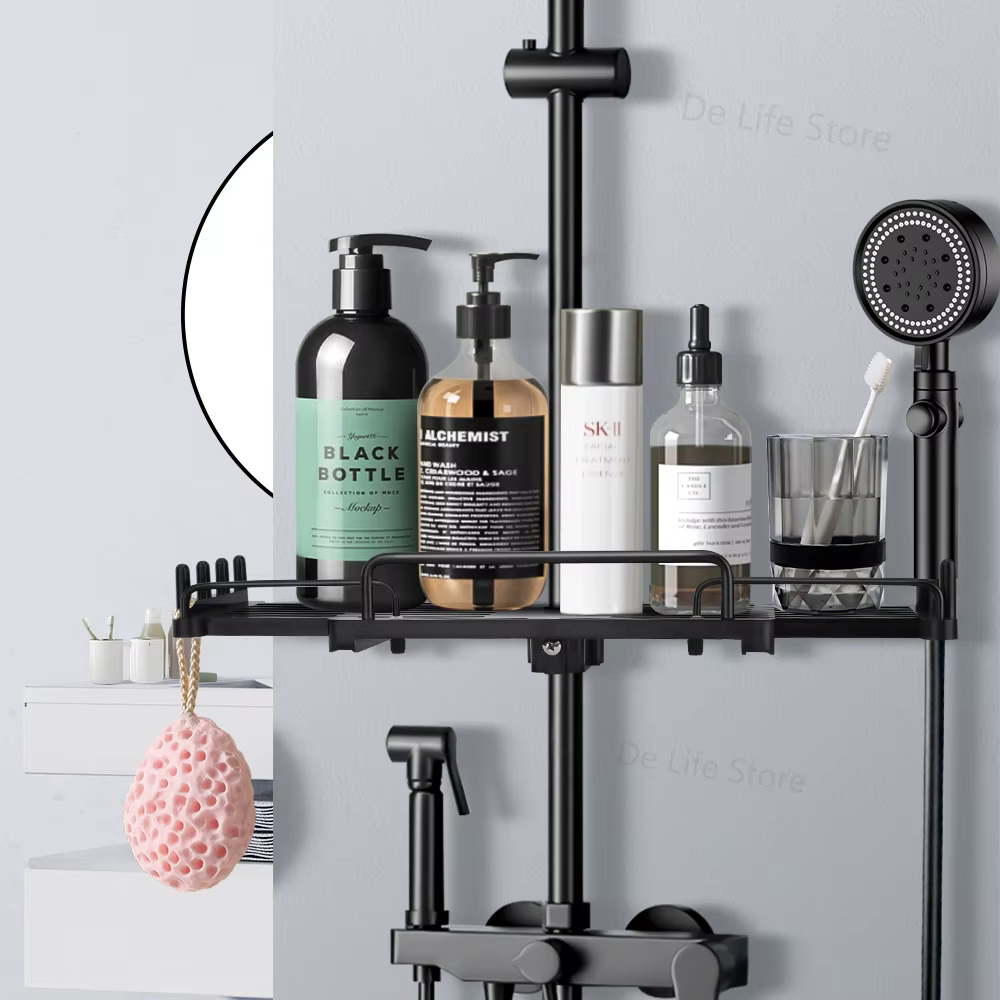 Etagere salle de bains sans percage
