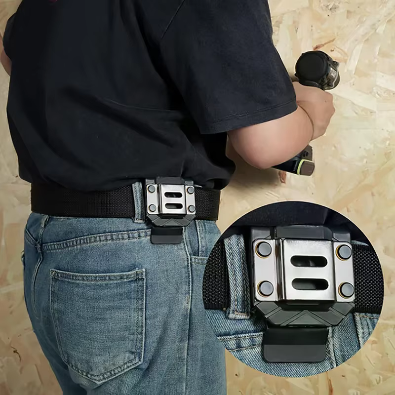 Support de perceuse pour ceinture porte-outils, Clip de ceinture pour perceuse, Étui de perceuse, Support de mètre à ruban, Porte-perceuse pour ceinture