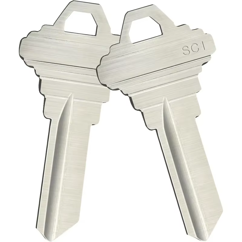 CEA Blank Keys SC1 – paquet de 50 clés vierges en laiton pour maison et bureau