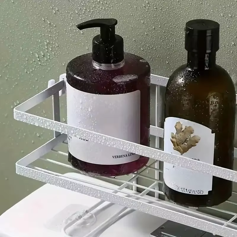 Étagère de rangement au-dessus des toilettes - Organiseur de salle de bain à 3 niveaux