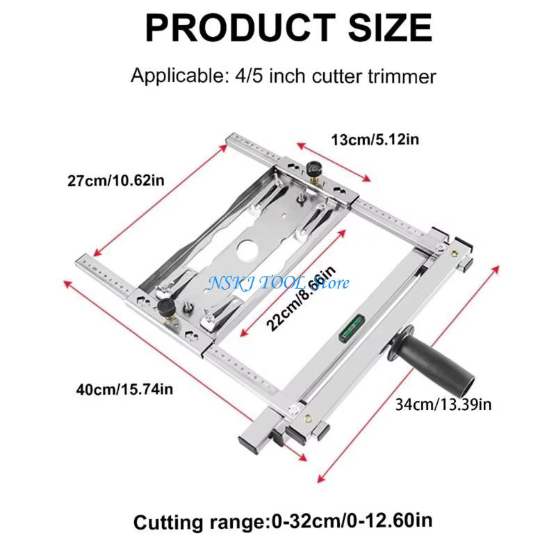 L8RC coupe-panneau réglable 0-32cm pour le travail du bois