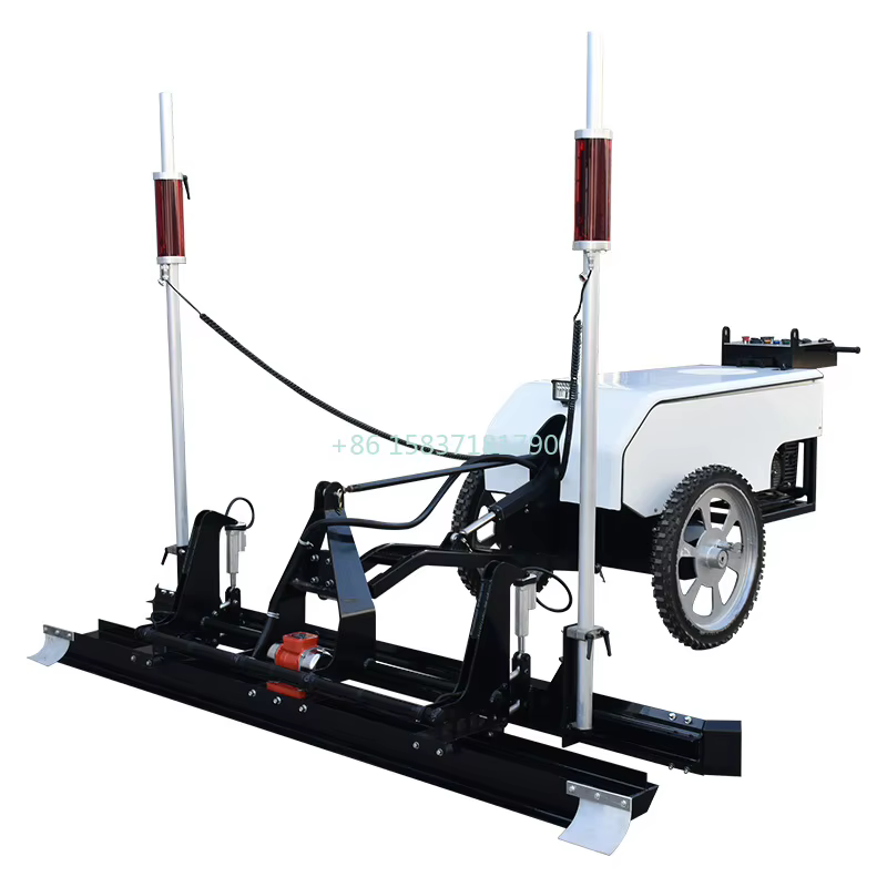 Machine de nivellement laser vibrante automatique pour béton