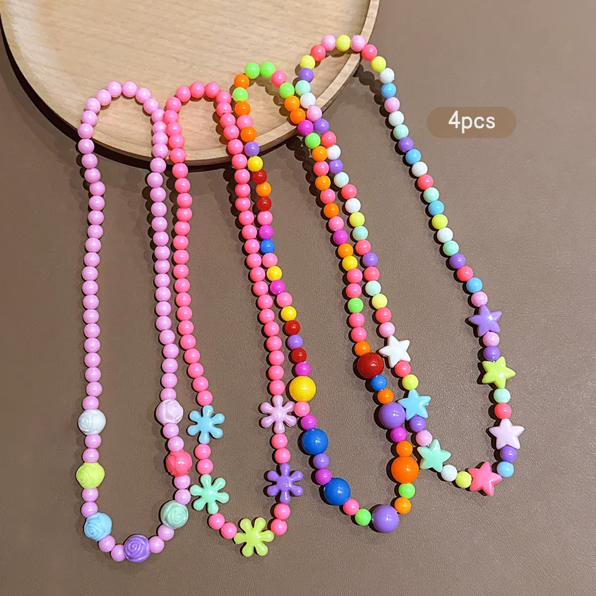 4 colliers simples, polyvalents