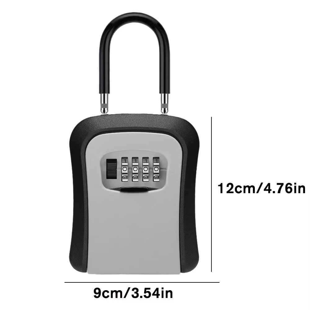 Boîte de rangement de clé à combinaison de 4 chiffres