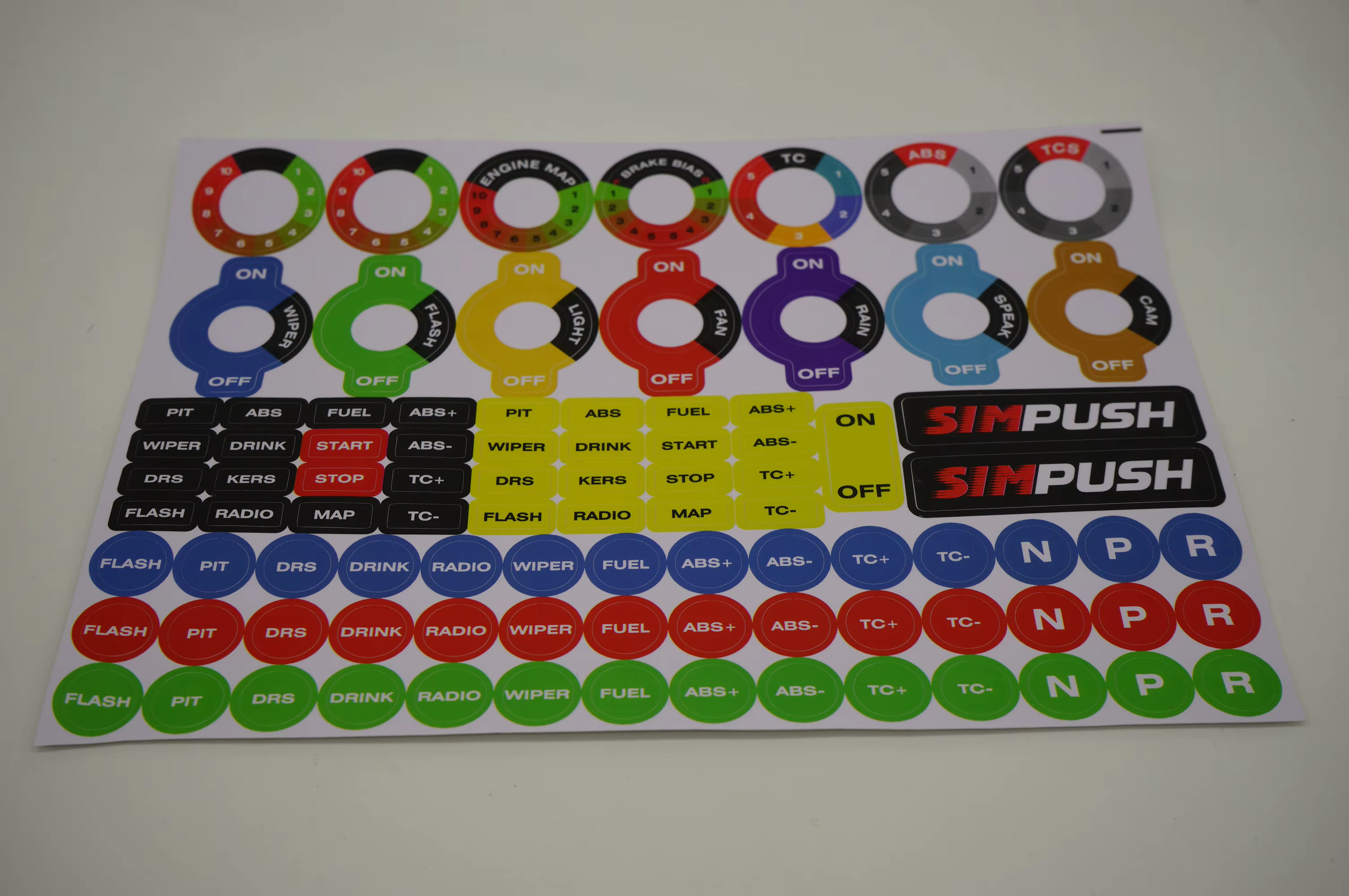 Boîte à boutons SIM Racing