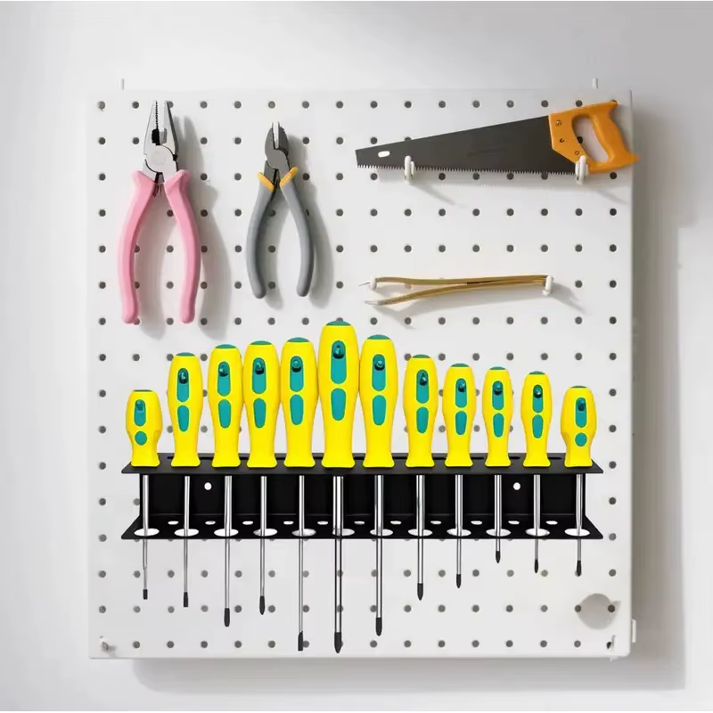 Support mural robuste pour 23 tournevis – Organisateur d'outils à main pour garage et atelier – Accessoire de rangement