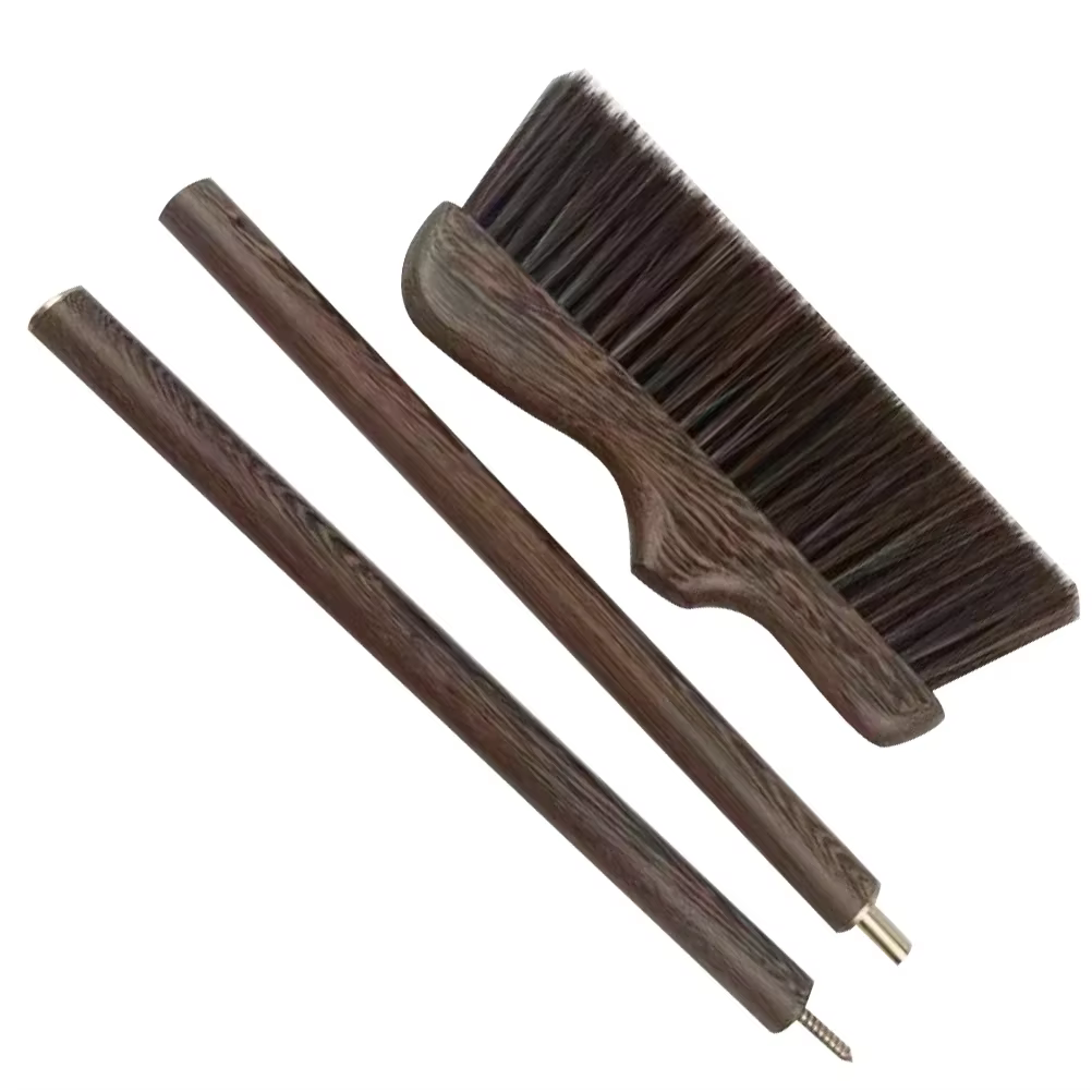 Balai d'extérieur, balai coudé, manche en bois, balai de balayage de sol doux, balai de cuisine, brosse de nettoyage, balais pliables pour Garage