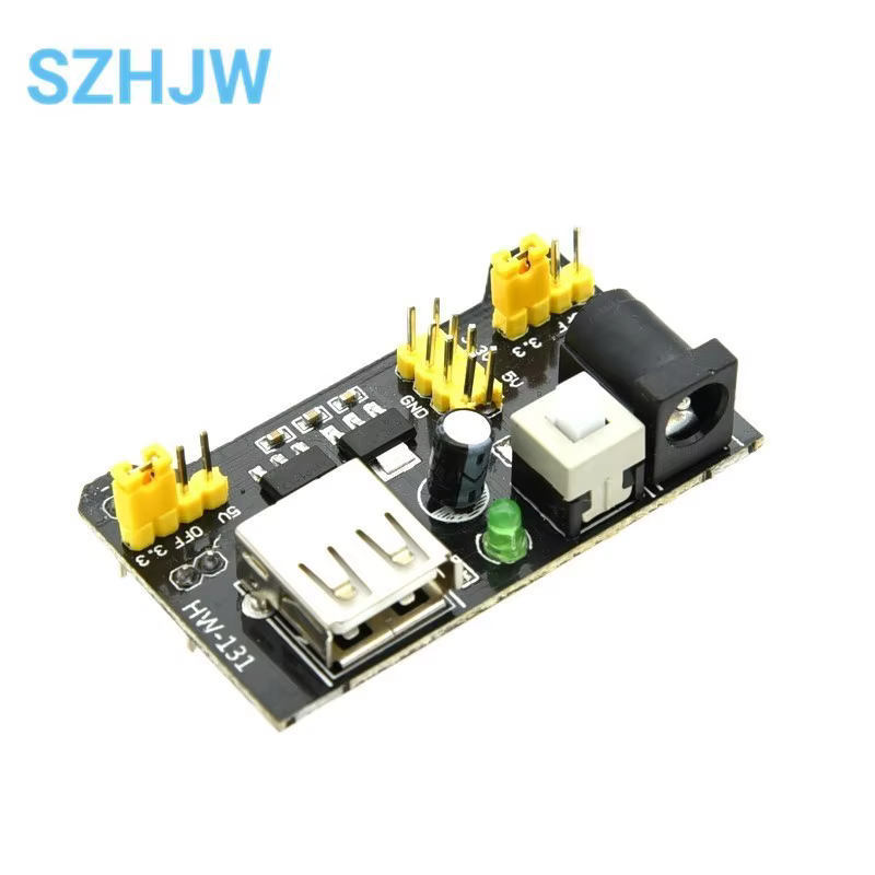 Module d'alimentation de planche à pain MB102 3.3V/5V, MB-102 830 points, Prototype de planche à pain pour kit arduino + 65 fils de cavalier, vente en gros