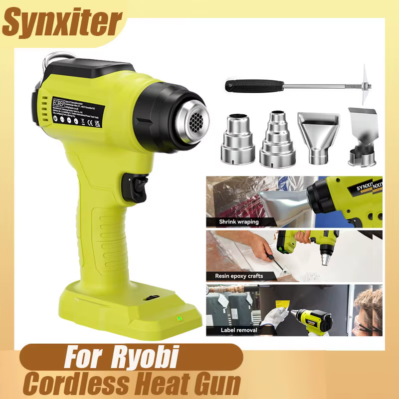 Pistolet thermique sans fil pour batterie Ryobi 18V