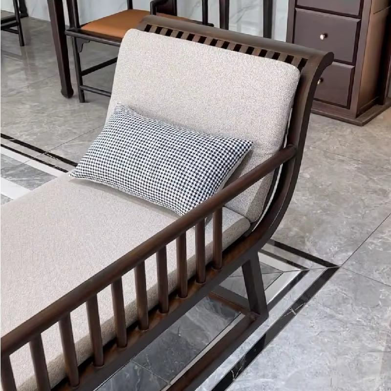 Tabouret Minimaliste Unique pour Chambre à Coucher, Pouf Nordique de Luxe, Tabouret Ergonomique en Bois pour Salon, Cuisine, Chambre, Camping, Meuble Tendance