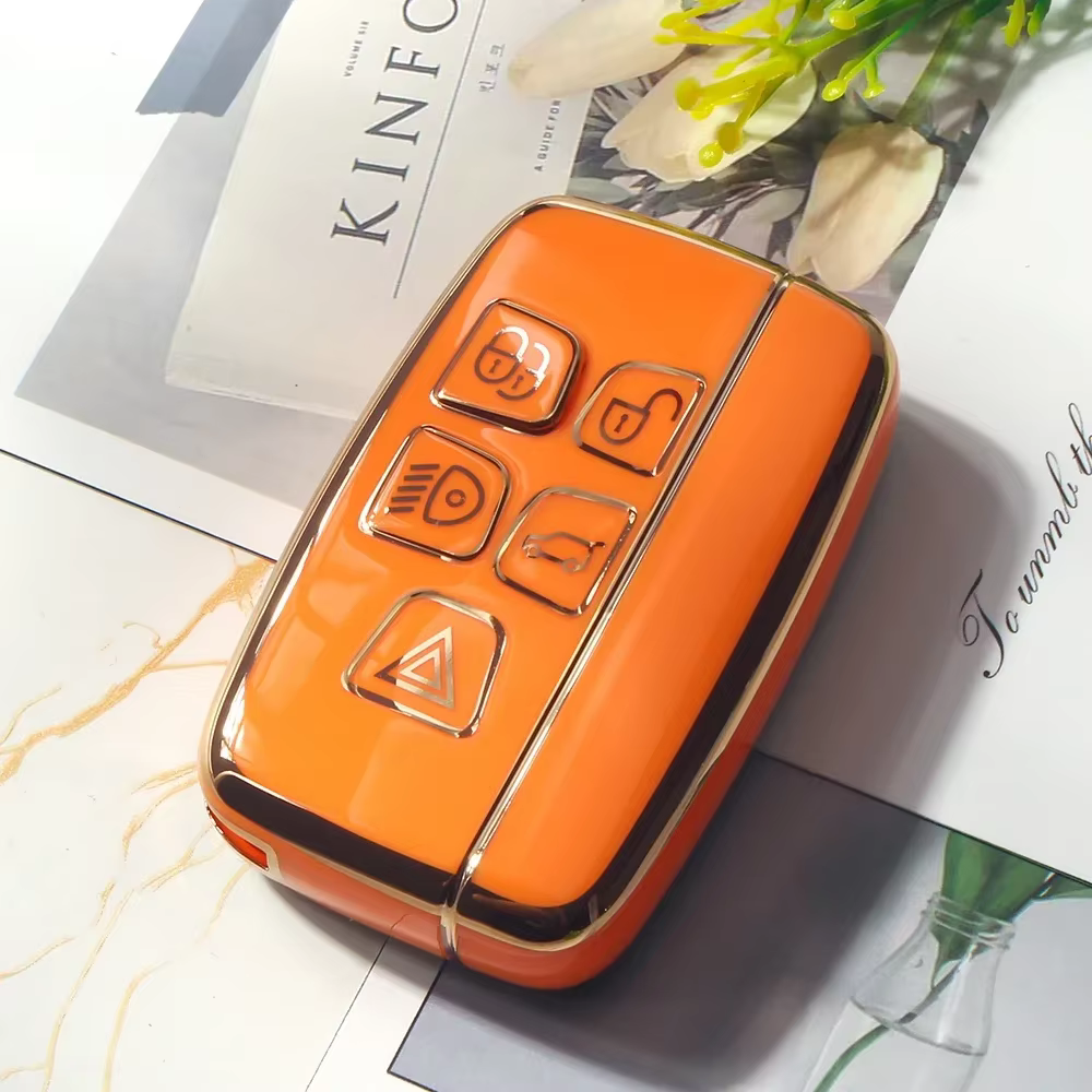 Étui de protection anti-poussière en TPU KEYOU pour clé de voiture Land Rover Range
