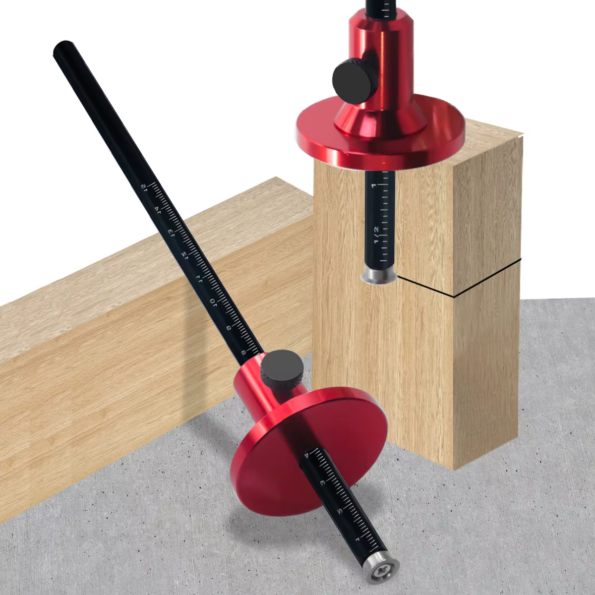 Jauge de marquage de roue-traceur pour le travail du bois-outils