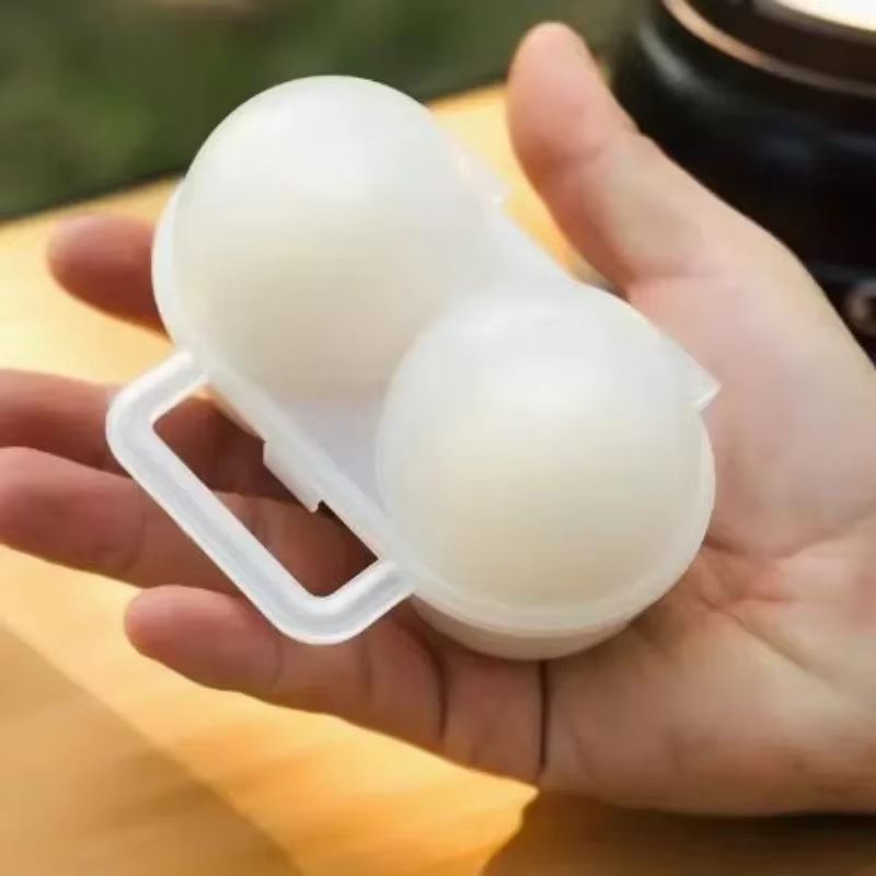Boîte à œufs Portable d'extérieur à deux compartiments