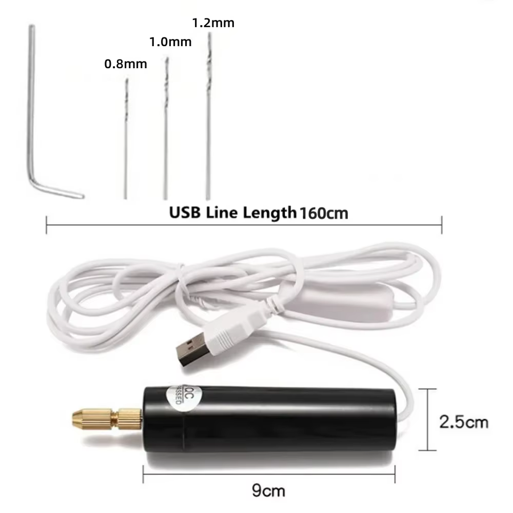Mini perceuse électrique USB bricolage