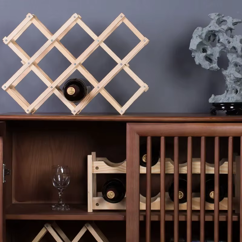 Étagères de rangement de vin empilables 3