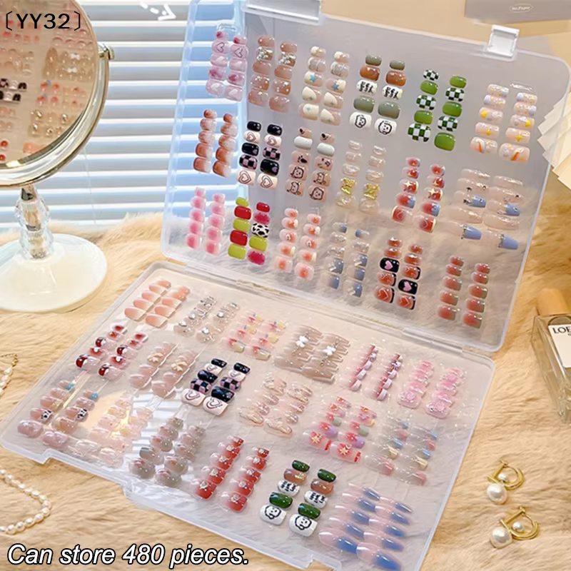 Boîte de rangement pour faux ongles