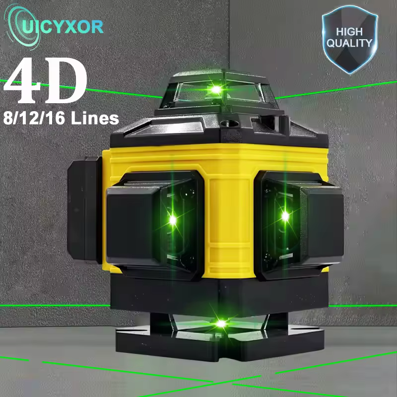 Niveau Laser professionnel 3D 4D 8/12/16 lignes