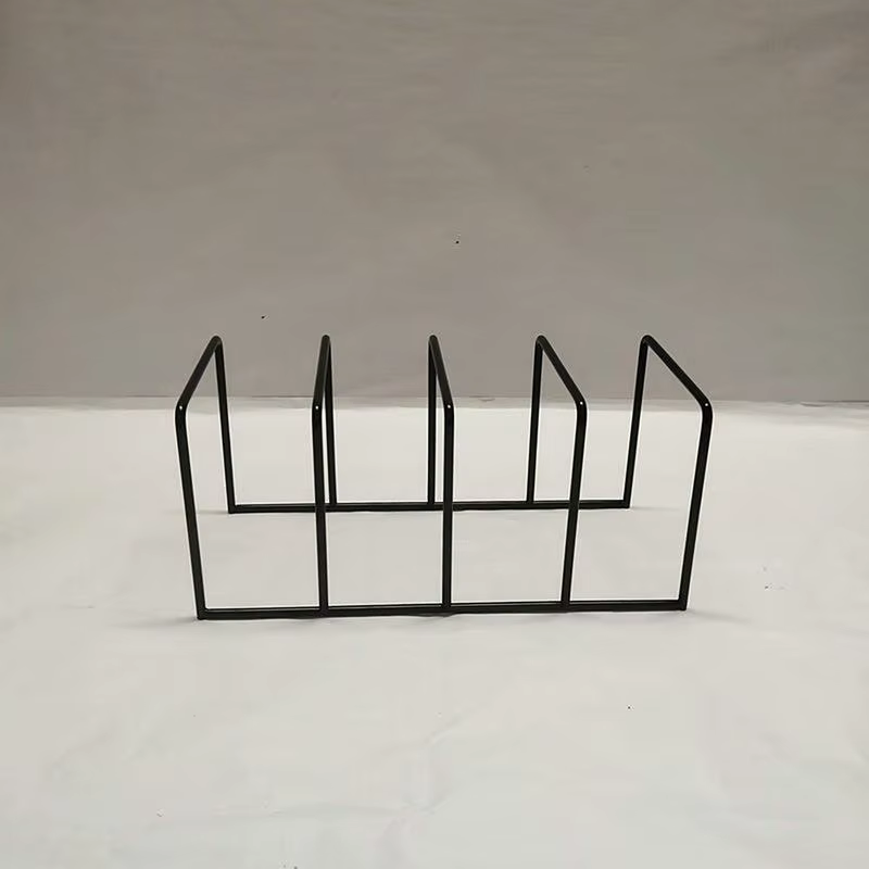 Livre de rangement de bureau en fer noir
