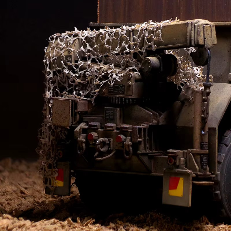 Filet de Camouflage en Nylon pour réservoir militaire 1/35