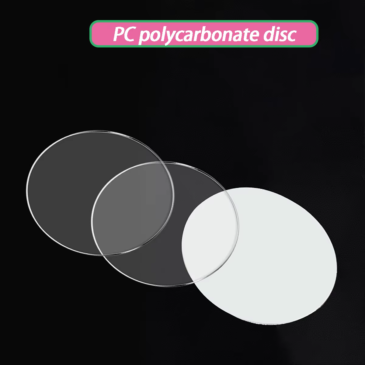 Feuille ronde transparente PC 0.5-10mm