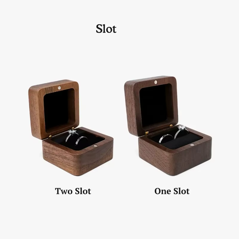 Boîte à bijoux en bois vierge