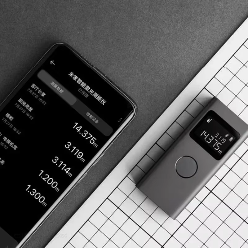 Xiaomi Mijia télémètre Laser intelligent ruban à mesurer fonctionne avec l'application Mi Home
