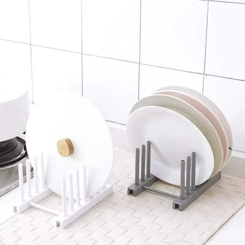 Étagère de rangement de cuisine, support pour couvercles de casseroles, étagère créative en acier inoxydable pour bols et assiettes, accessoires de cuisine