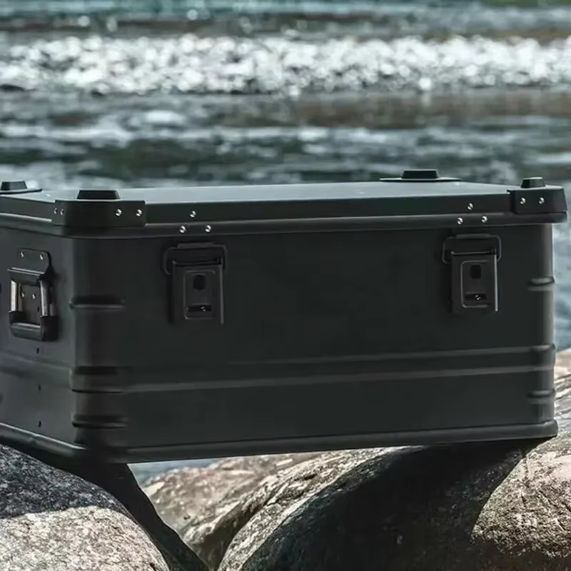 Mallette de rangement portable en alliage d'aluminium et de magnésium pour voiture