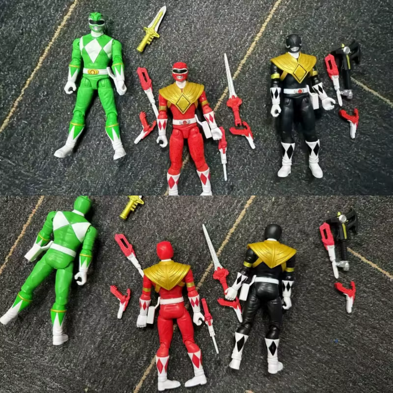 Figurine articulée Green Ranger de la série Mighty Morphin Power Rangers, modèle de collection pour adultes.