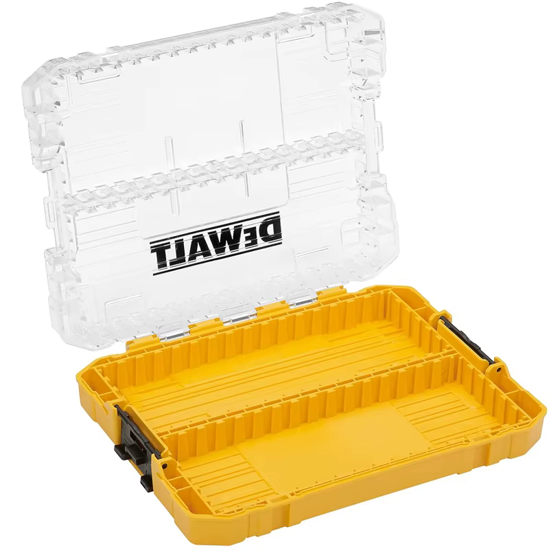 DEWALT Original petit moyen grand boîtier boîte à outils déflecteur foret support bricolage outil multifonctionnel accessoire ensemble