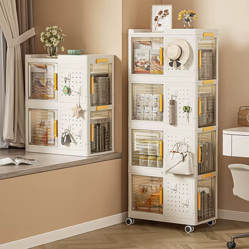Boîte de Rangement Pliante en Plastique de Grande Capacité