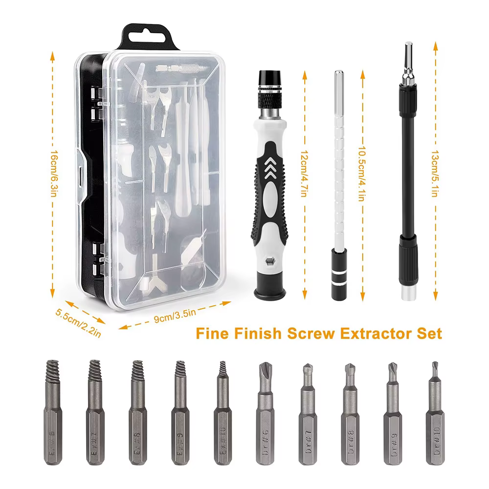 Jeu de tournevis magnétiques Torx Phillips 25/115/135/140 en 1