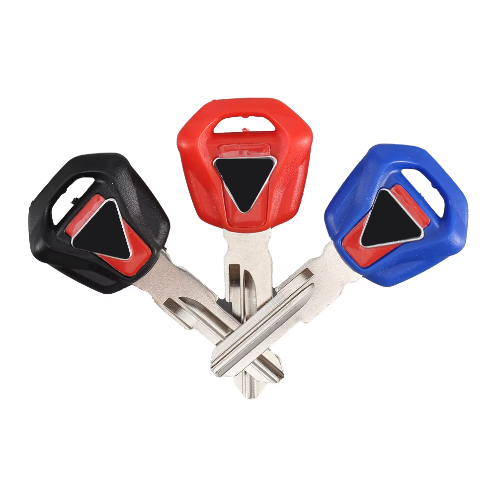 Clés de moto vierges non coupées de 39 mm